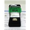 Image 2 : 10 KT Gold Ladies Diamond Ring - 3.9 Grams