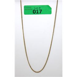 8.75 Gram 14 KT Gold Ladies 20" Necklace