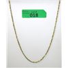 Image 1 : 15.15 Gram 14 KT Gold Ladies Vintage 24" Necklace
