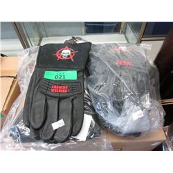 12 Pairs of Ladies Leather Welding Gloves