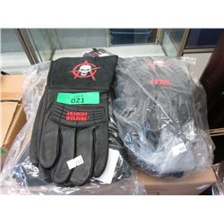 12 Pairs of Ladies Leather Welding Gloves