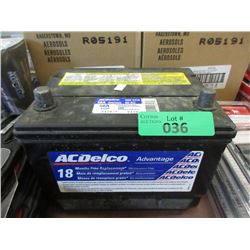 58A AC Delco Battery - 560 CCA