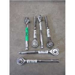 6 New 3/8 Drive Ratchets