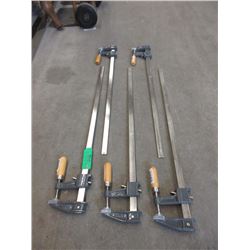 5 New 24" Bar Clamps