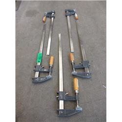 5 New 18" Bar Clamps