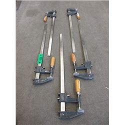 5 New 18" Bar Clamps