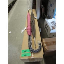 18 New Umbrellas -12 Brown & 6 Pink
