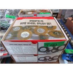 2 New 20 Piece Wire Wheel Brush Sets