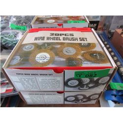 2 New 20 Piece Wire Wheel Brush Sets