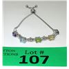 Image 1 : Multi Gemstone Flower Design Bracelet
