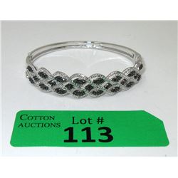 New Multi Diamond Twist Design Bracelet