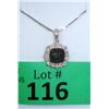 Image 1 : Black & White Diamond Studded Necklace