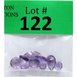 17.5 CTW Loose Assorted Amethyst Gemstones