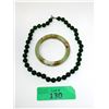 Image 1 : Jade Bangle & Green Jade Necklace