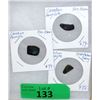 Image 1 : Three Canadian Ammolite Gemstones