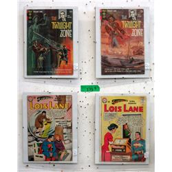 Four 1960's Pressure Framed 12¢ & 15¢ Comics