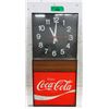 Image 1 : Vintage Coca-Cola Electric Wall Clock - 12" x 18"