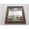 Image 1 : Vintage Beveled Glass Mirror - Carved Frame