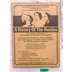 A History of The Beatles Vintage Ad