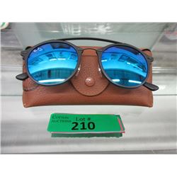 Ray Ban Blue Reflective Sunglasses with Case