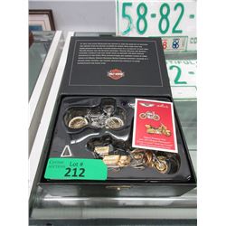 2003 Hallmark Harley Davidson 2 Ornament Set