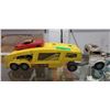Image 1 : 1950s 10-Wheel Car Transport with Original Car