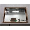 Image 1 : Large Framed Beveled Mirror - 30" x 41"