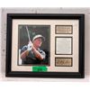 Image 1 : Framed Phil Mickelson Photo & Signature Plate