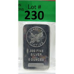 5 Oz Sunshine Minting .999 Silver Bar