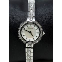 New in Box Ladies Bulova Crystal Dress Watch