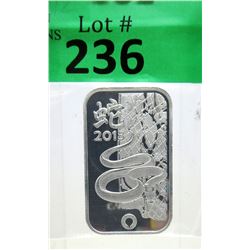 1 Oz. Rand Refinery .999 Silver Bar