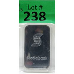 1 Oz Scotia Bank .999 Silver Investor Bar