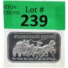 Image 1 : 1 Oz Stagecoach .999 Silver Art Bar