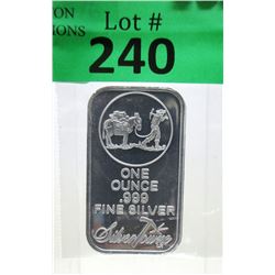 1 Oz Silver Towne Mint .999 Silver Bar