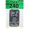 Image 1 : 1 Oz Silver Towne Mint .999 Silver Bar
