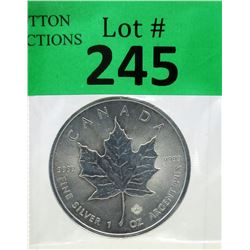 1 Oz. 2016 Canada .9999 Silver Maple Leaf Coin