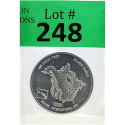 1 Oz Eagle Motif .999 Silver Round