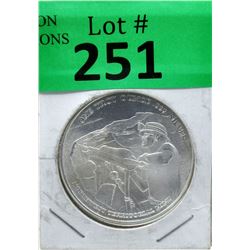 1 Ounce Miner Motif .999 Silver Art Round