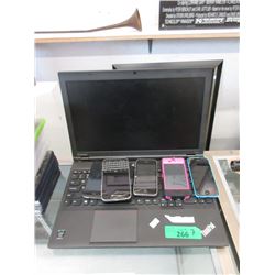 Lenovo Think Pad & 6 Cell Phones