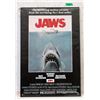 Image 1 : Framed Jaws Movie Poster - 24" x 36".