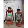 Image 1 : 2 Red Barn Lanterns