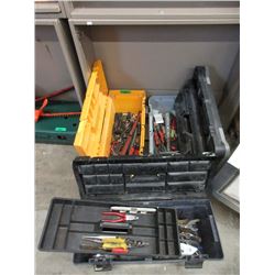 Three 24" Tool Boxes with Contents
