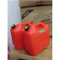 2 New 20 Litre Gas Can