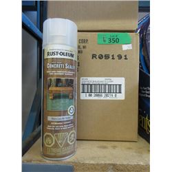 6 Cases of Rust-Oleum Concrete Stain - Matte Clear