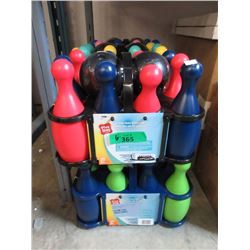 6 Children's New 10 Pin Mini Bowling Sets