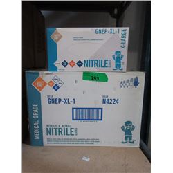 Case of Medical Grade Nitrile Disposable Gloves