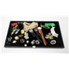 Image 1 : Tray of Clip on Earrings, Watches and more