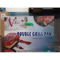 2 New Double Grill Pans