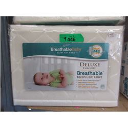 4 New Deluxe Breathable Mesh Crib Liner