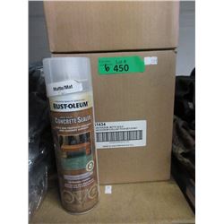 6 Cases of Rust-Oleum Concrete Sealer -Matte Clear